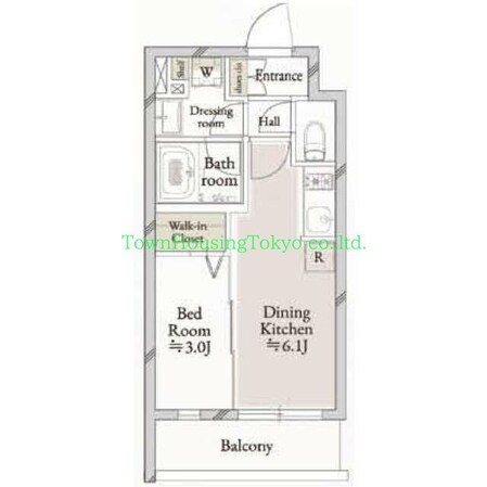 JMFレジデンス学芸大学の物件間取画像